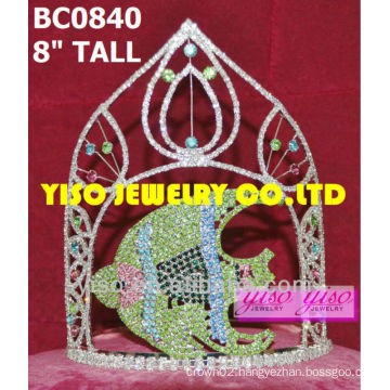 fish crystal beauty pageant crown